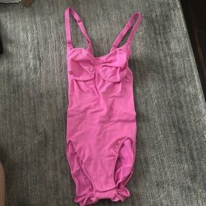 pink skims bodysuit